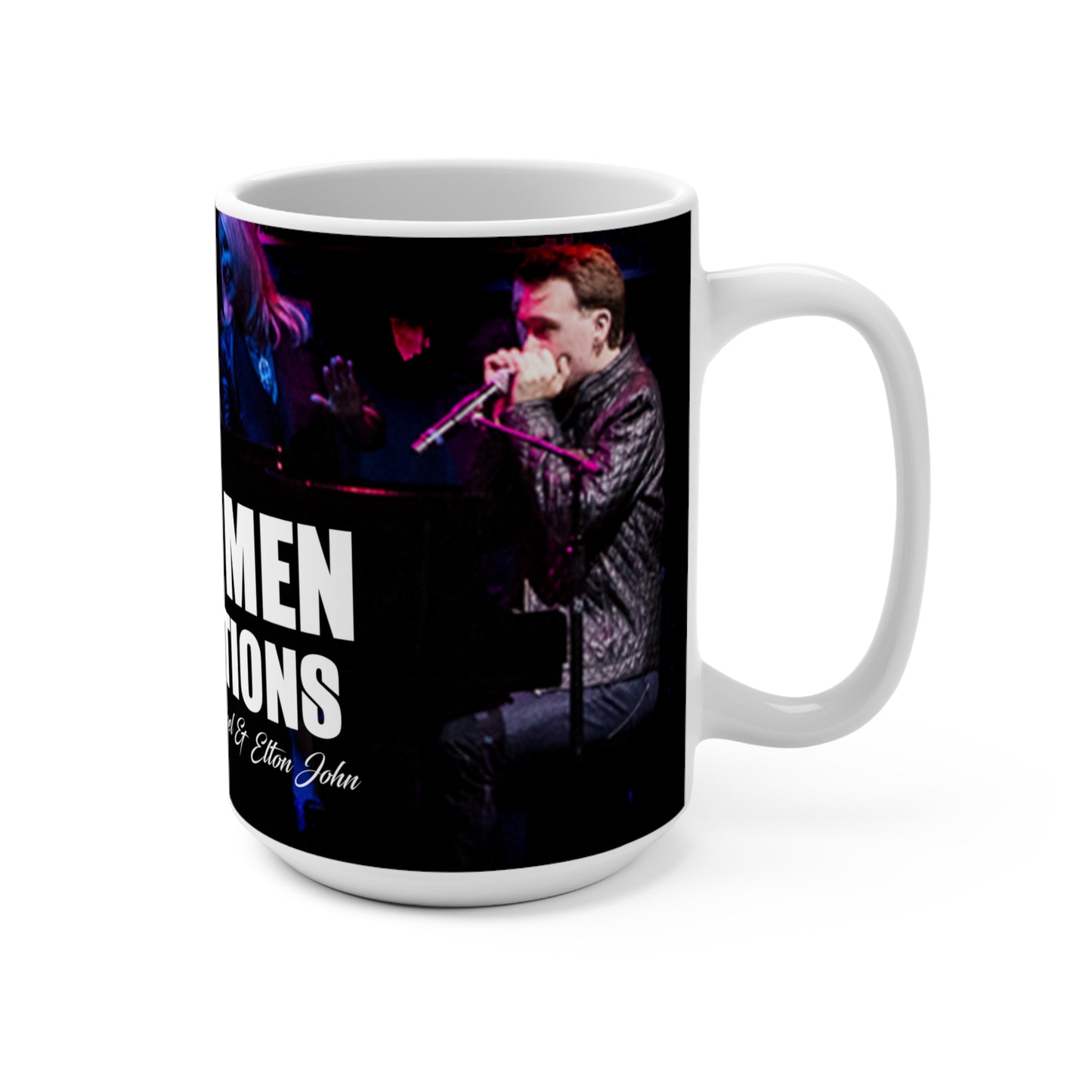 "Piano Men: Generations" - 15oz Black Coffee Mug