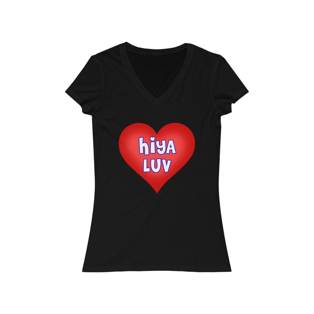Women's Jersey Short Sleeve V-Neck Tee
