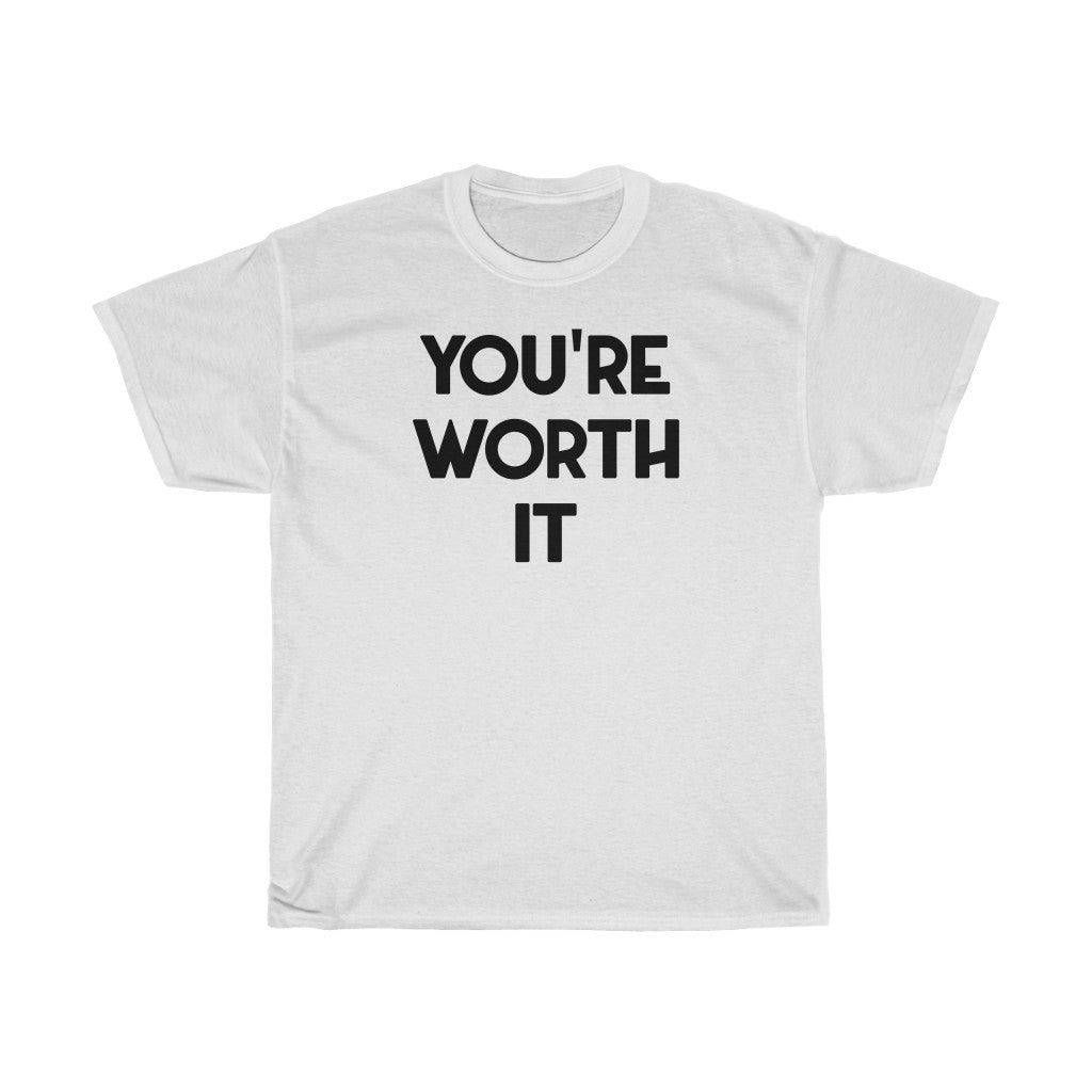 "Worth It" - Unisex Heavy Cotton Tee