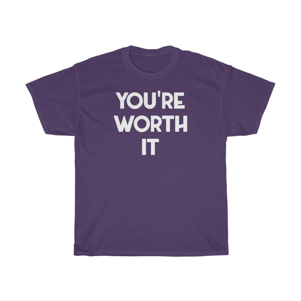 "Worth It" - Unisex Heavy Cotton Tee