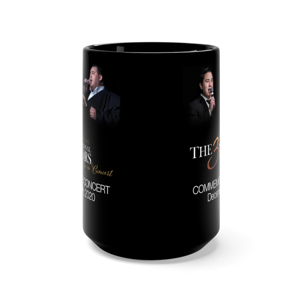 "3 INTERNATIONAL TENORS" COMMEMORATIVE CONCERT" - Black Mug 15oz