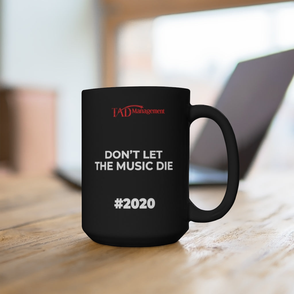 "MELISSA McLAUGHLIN" - Black Mug 15oz