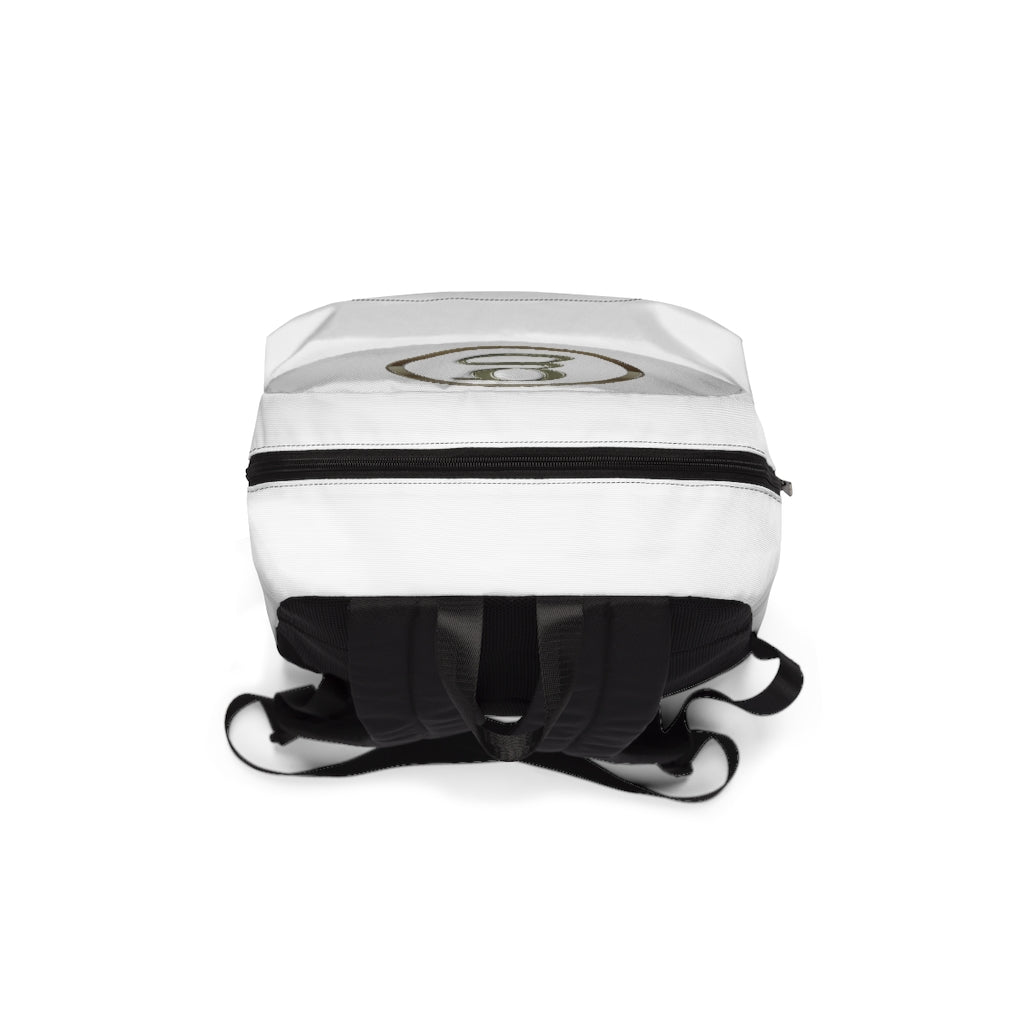 "Garth Live - White Backpack" - Unisex Classic Backpack