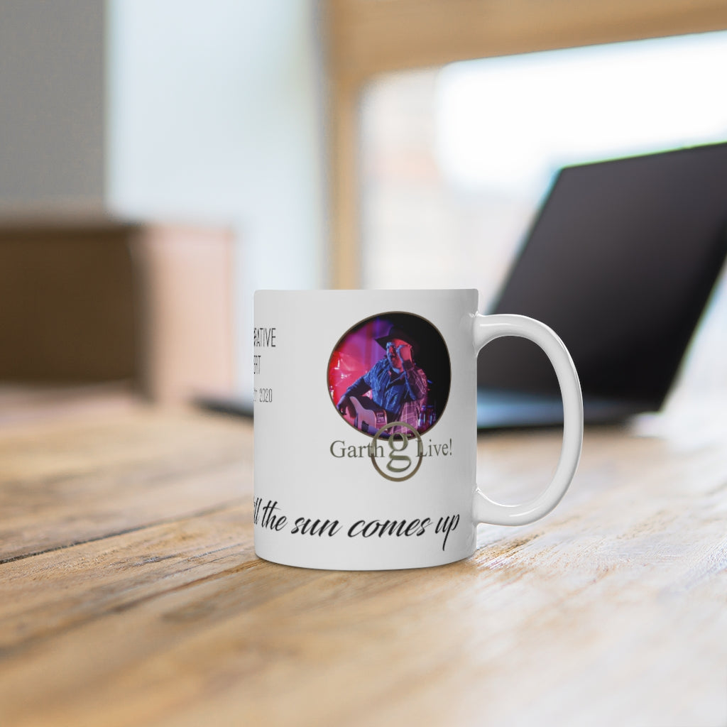 "GARTH LIVE - COMMEMORATIVE CONCERT" - White Ceramic Mug