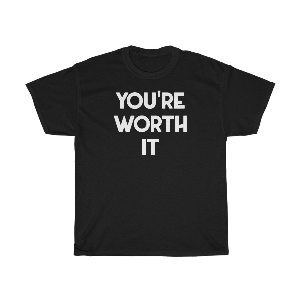 "Worth It" - Unisex Heavy Cotton Tee