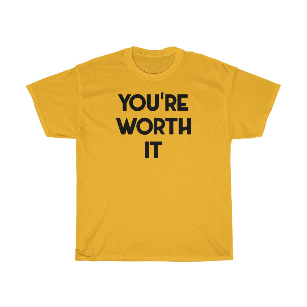 "Worth It" - Unisex Heavy Cotton Tee