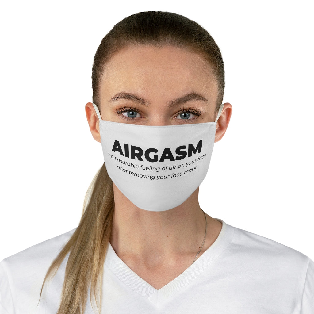 "AIRGASM" - Fabric Face Mask