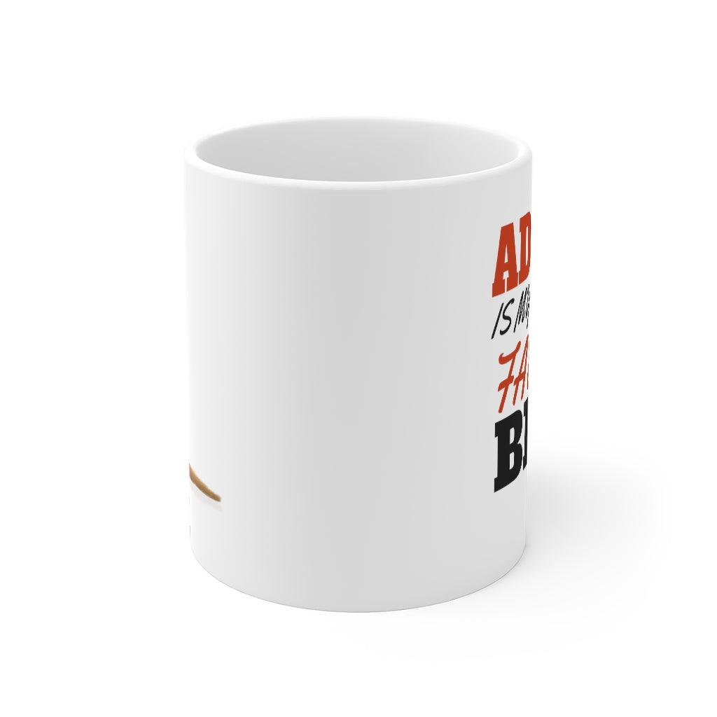 "ADOPTED IS MY FAVORITE BREED" - Mug 11oz