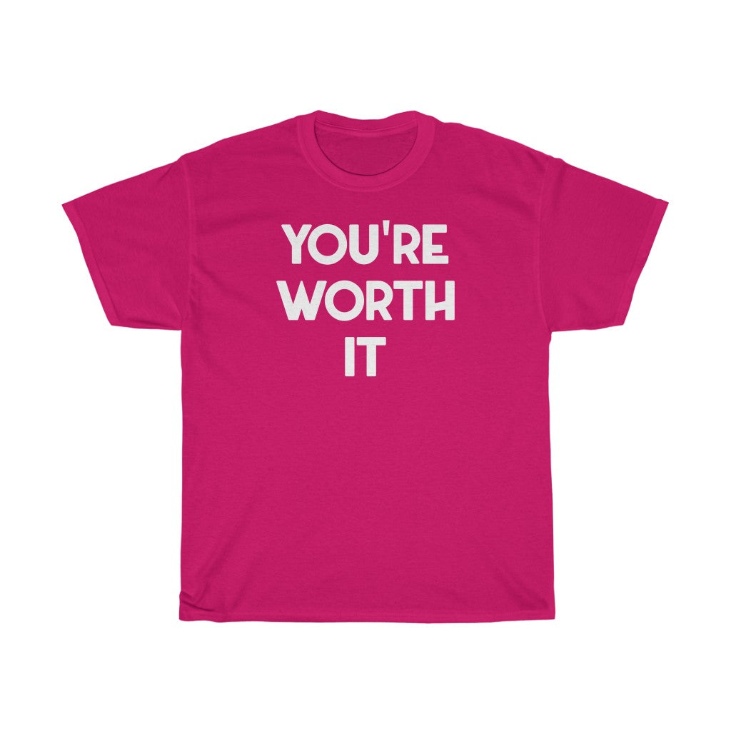 "Worth It" - Unisex Heavy Cotton Tee