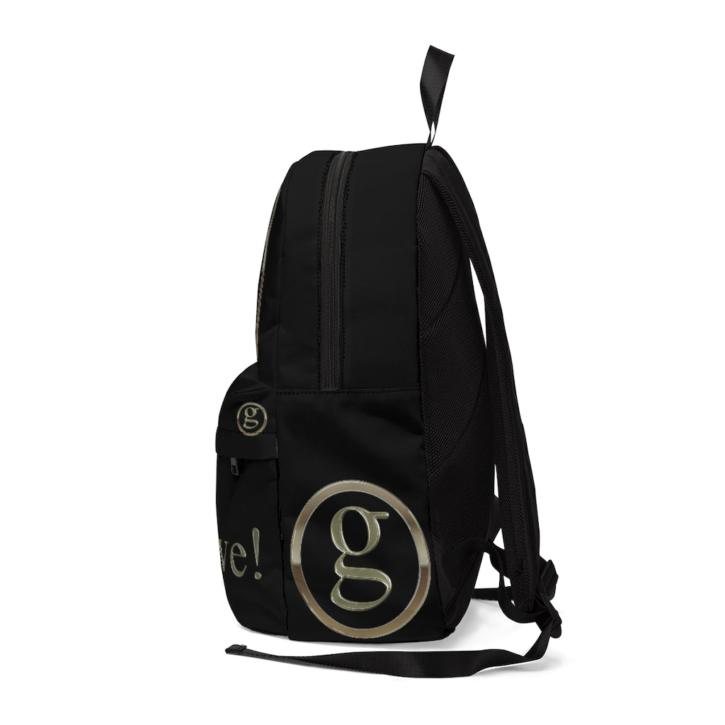 "Garth Live - Black Backpack" - Unisex Classic Backpack