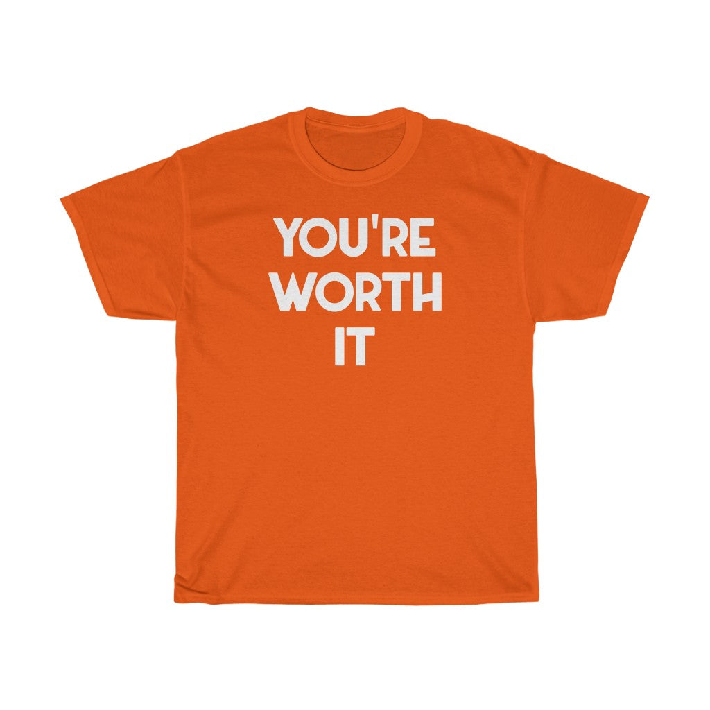 "Worth It" - Unisex Heavy Cotton Tee