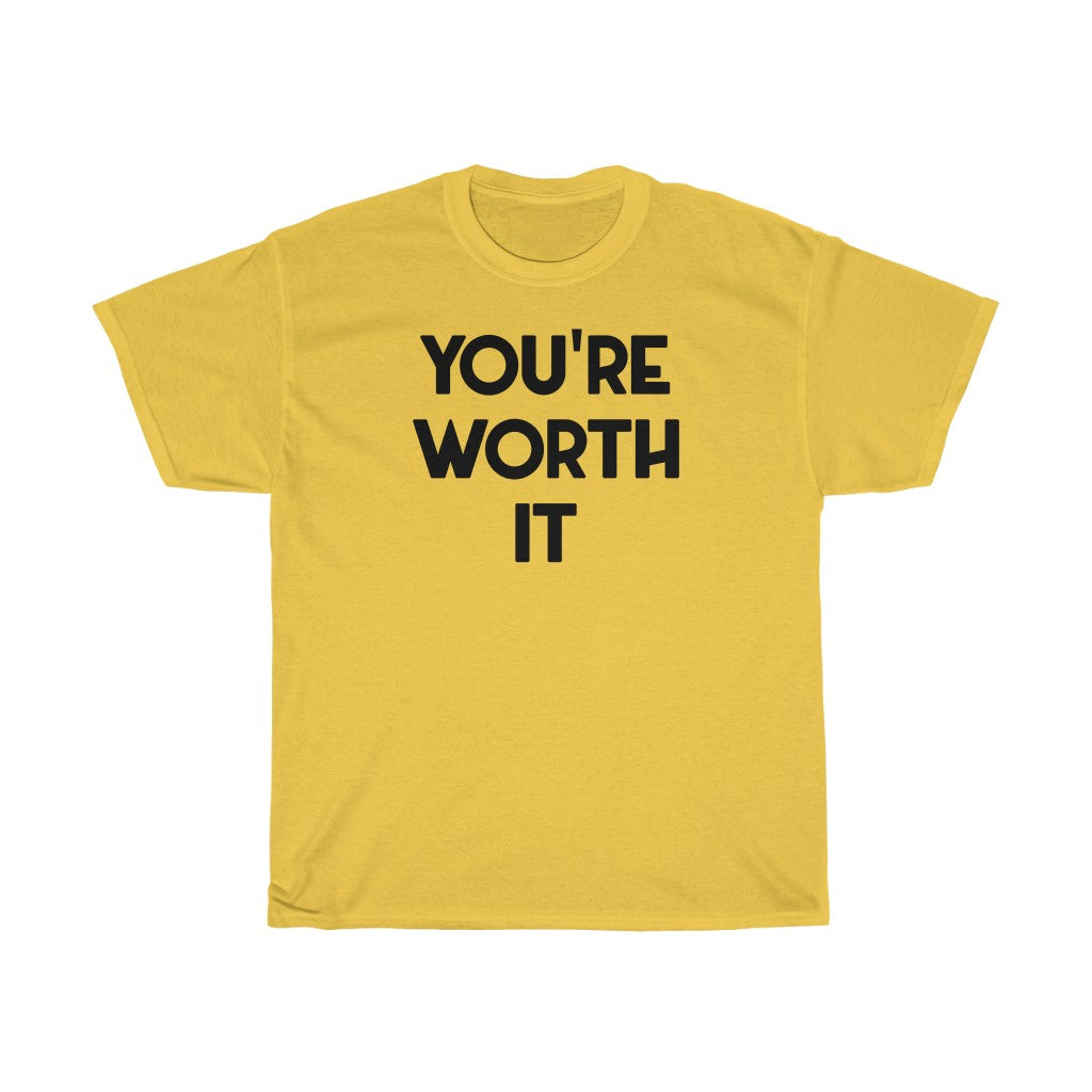 "Worth It" - Unisex Heavy Cotton Tee