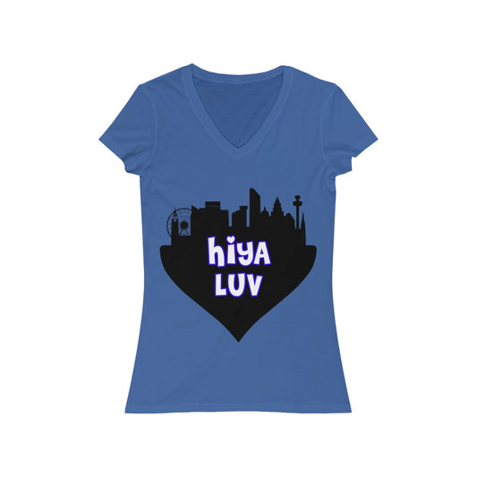 Women's Jersey Short Sleeve V-Neck Tee