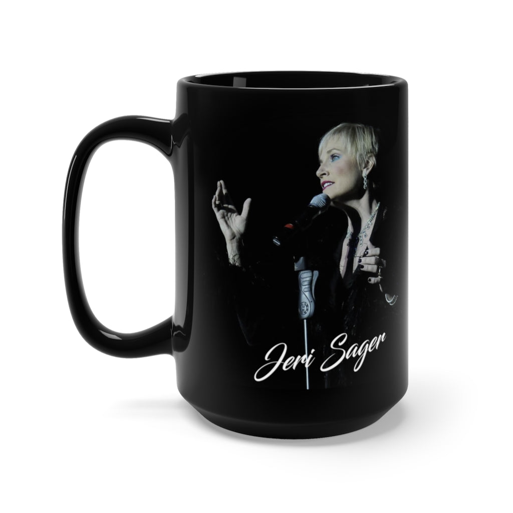 "JERI SAGER" - Black Mug 15oz