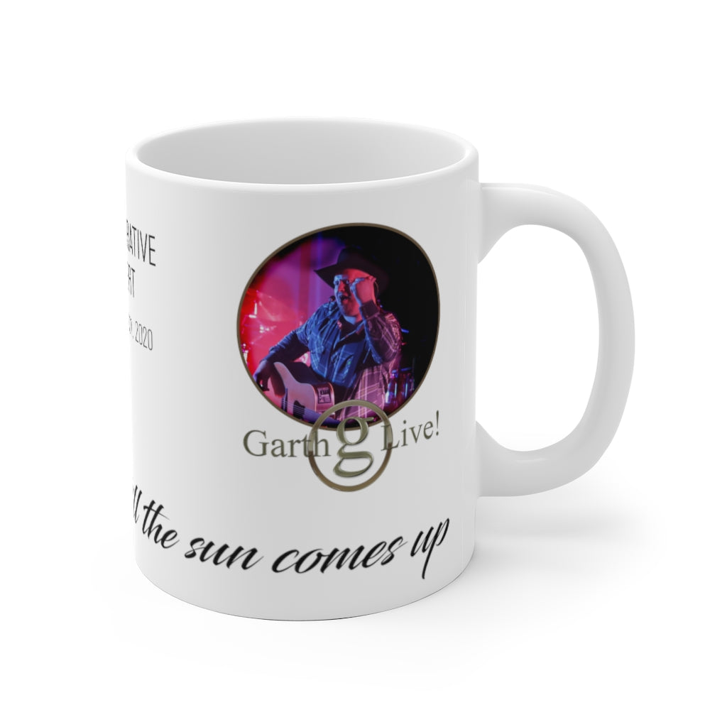 "GARTH LIVE - COMMEMORATIVE CONCERT" - White Ceramic Mug