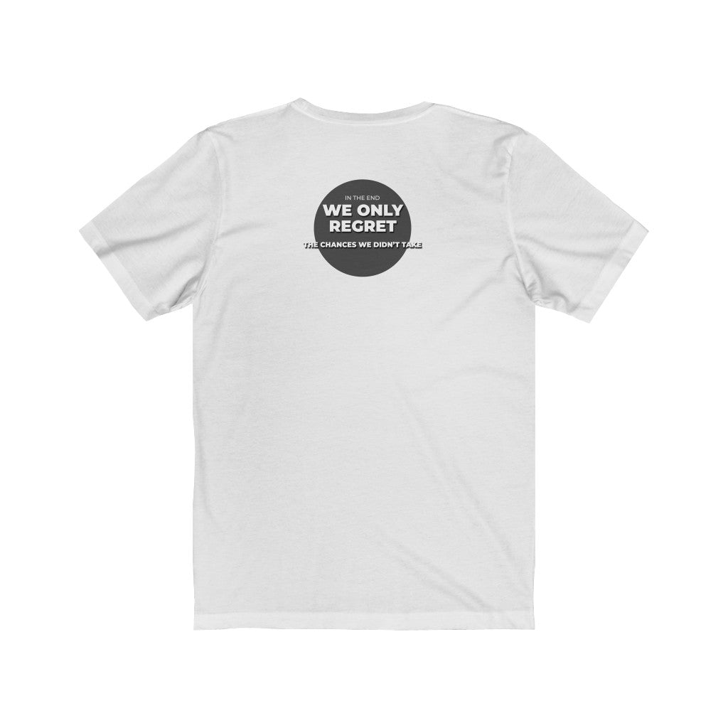 "WE ONLY REGRET #2" - Unisex Jersey Short Sleeve Tee