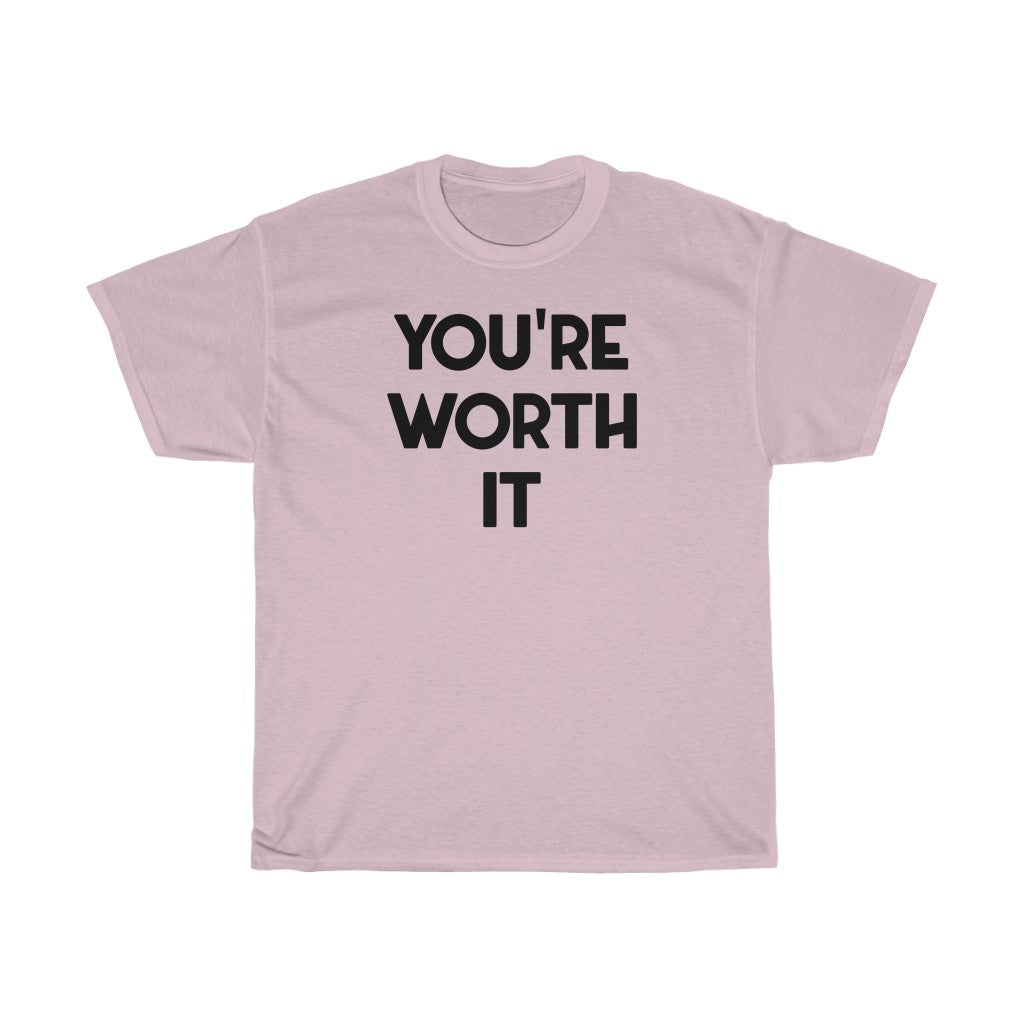 "Worth It" - Unisex Heavy Cotton Tee