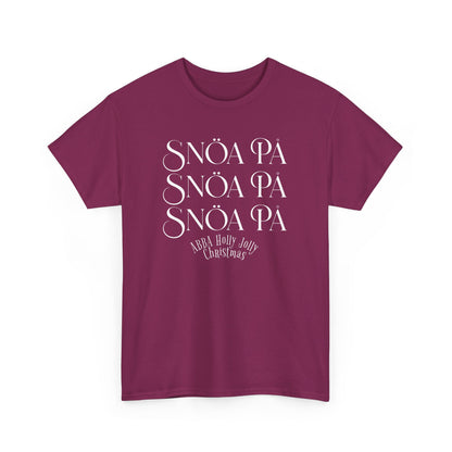 Snoa Pa T Shirt - Abba Holly Jolly Christmas Show (Many Colors)