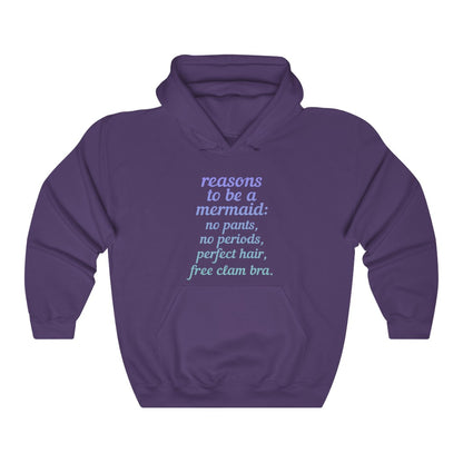 "REASONS TO BE A MERMAID" - Unisex Heavy Blend™ Hooded Sweatshirt