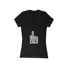 Load image into Gallery viewer, &quot;2020!&quot; - Women&#39;s Jersey Short Sleeve Deep V-Neck Tee
