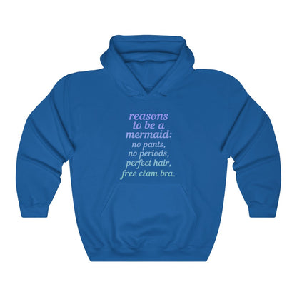 "REASONS TO BE A MERMAID" - Unisex Heavy Blend™ Hooded Sweatshirt