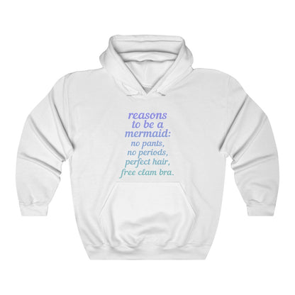 "REASONS TO BE A MERMAID" - Unisex Heavy Blend™ Hooded Sweatshirt